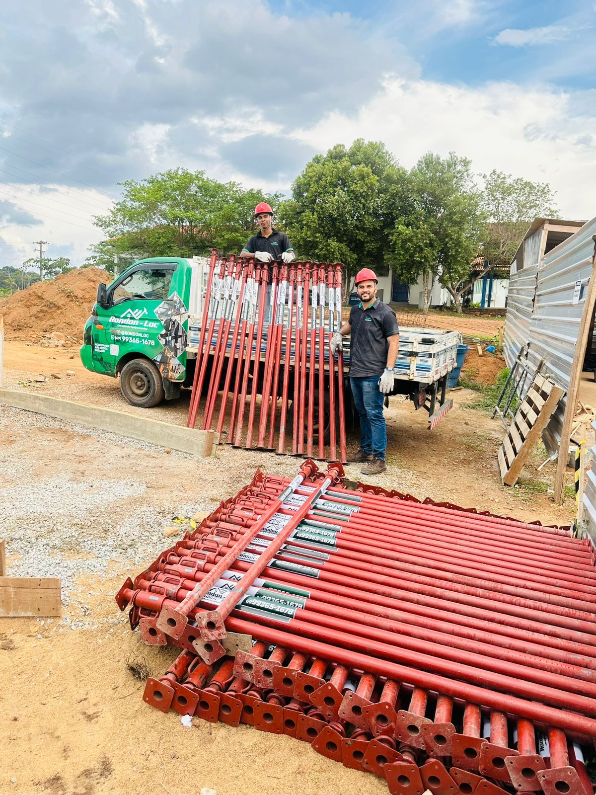 Obra atendida pela Rondon-Loc