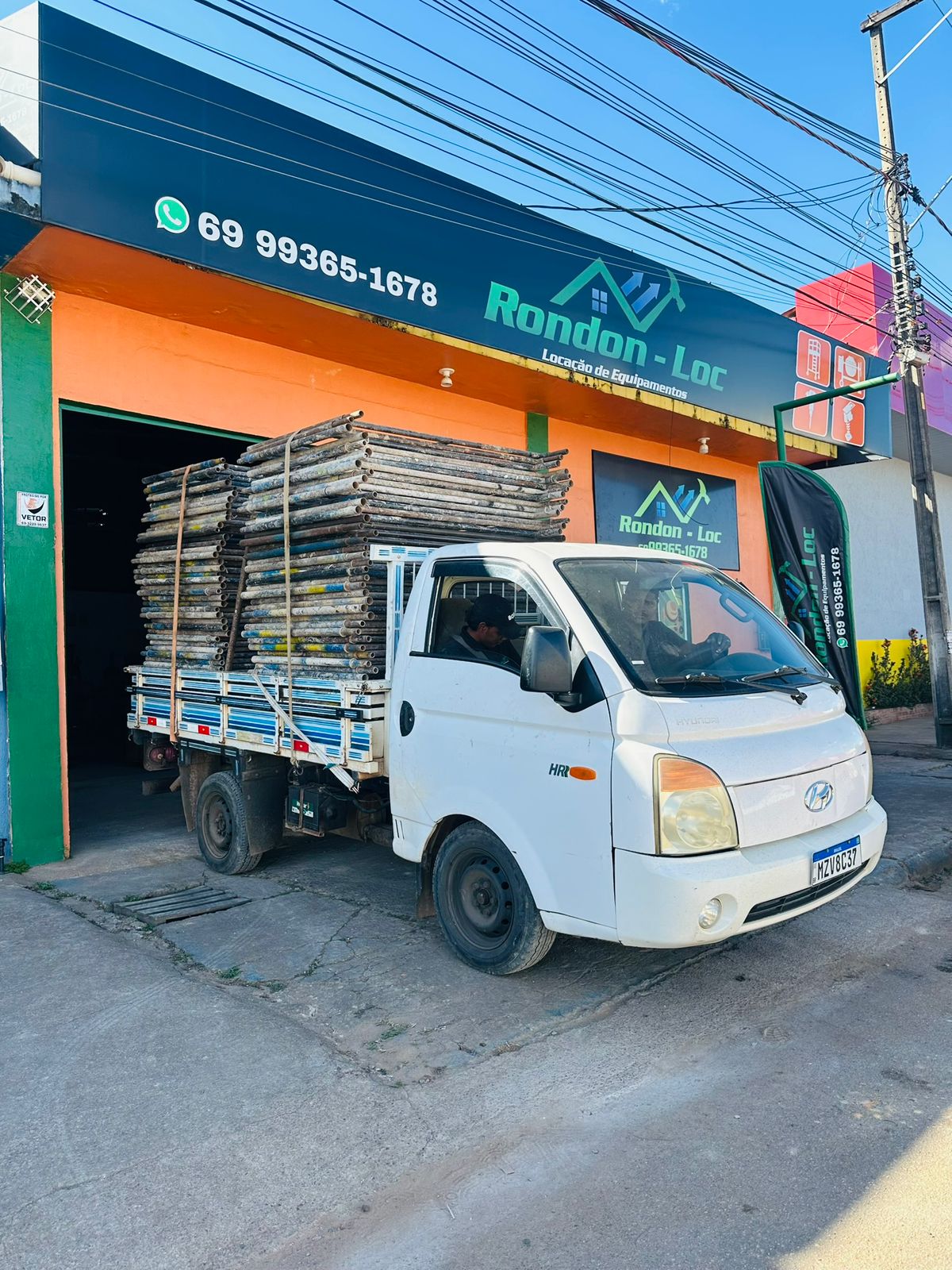 Obra atendida pela Rondon-Loc
